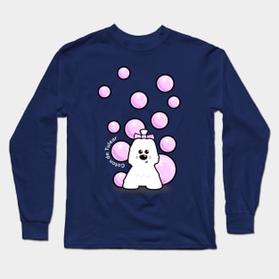 Coton de Tulear bubbles Long Sleeve T-Shirt